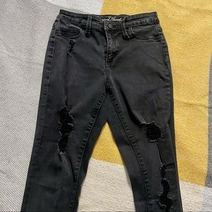 High Waisted Black Jeans